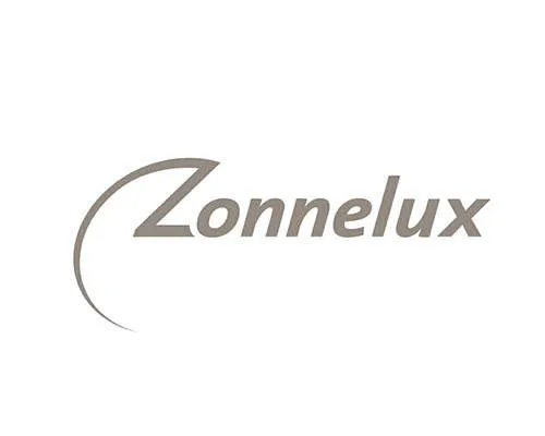 Het logo voor zonelux op een witte achtergrond.