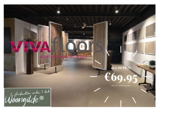 Vivafloors All-In voor €69.95p/m²